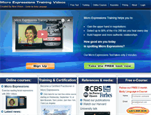Tablet Screenshot of microexpressionstrainingvideos.com